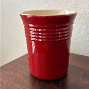 Well Equipped Kitchen Red Stoneware Glazed Crock